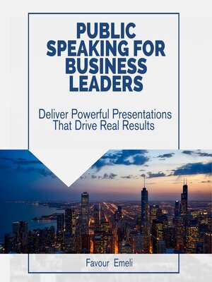 cover image of Public Speaking for Business Leaders